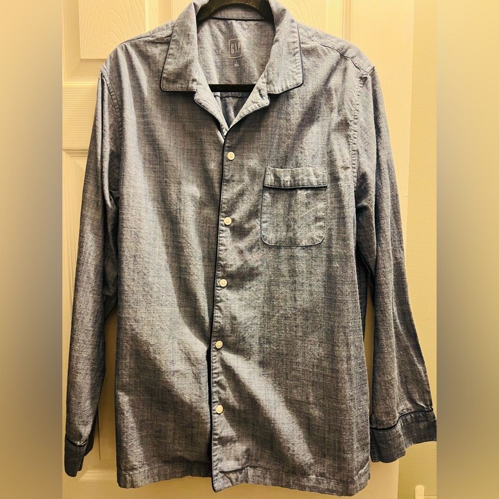 Gap Men’s Poplin Two-Piece Pajama Set - Size L - New